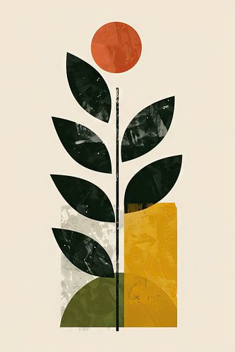 Hedendaagse minimalistische muurkunst
