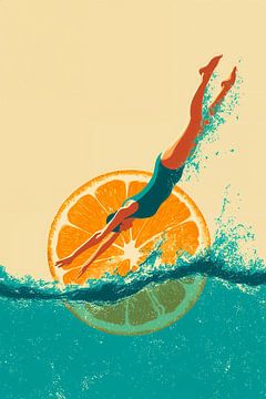 Citrus Splash no.1 van Studio BB