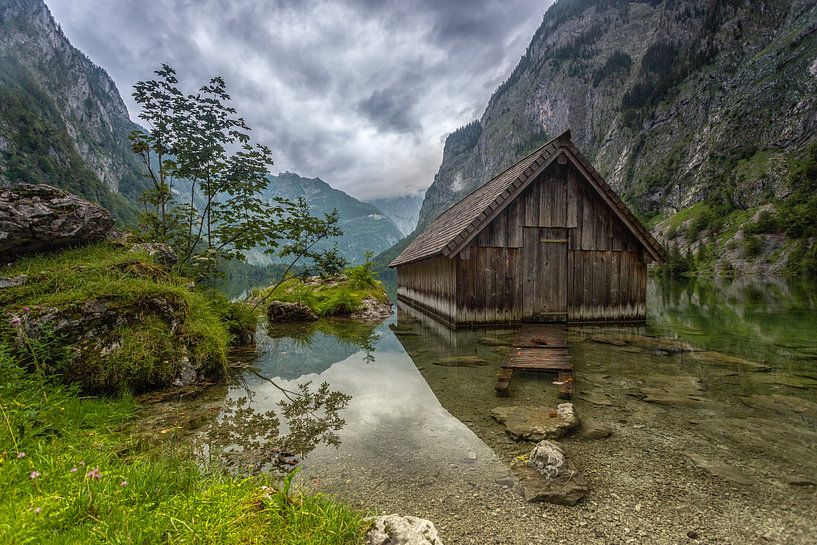 Bootshaus am Obersee von Salke Hartung