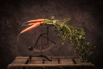 Wortelen met loof (Daucus carota)