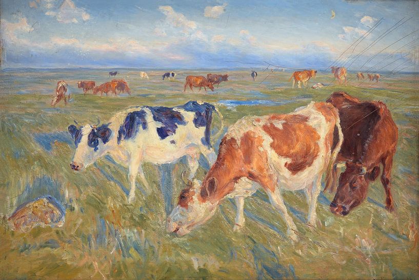 Grazing Cows on the Island of Saltholm, Theodor Philipsen by Masterful Masters
