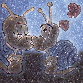 Snails ( drawing ) by Jose Lok
