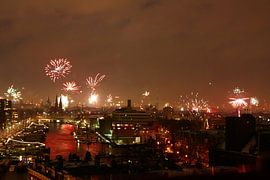 Vuurwerk centrum Amsterdam by Alex Gibbs
