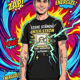 Onder stroom: energiecomicontwerp voor power-users van Ingo Laue