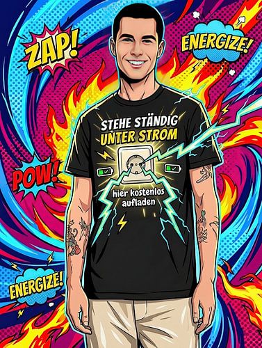 Unter Strom: Energie-Comic Design für Power-User