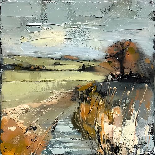 schilderen op gipsplaat van Ariadna de Raadt-Goldberg