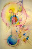 Abstrakt, Pastell, Formen und Linien