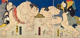 Kunisada, sumo tournament by Atelier Liesjes
