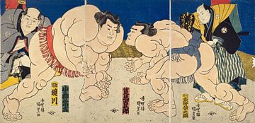 Kunisada, Sumo-Turnier von Atelier Liesjes