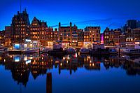 Blick auf den Damrak in Amsterdam, 2020 -2