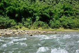 Through some rough rapids