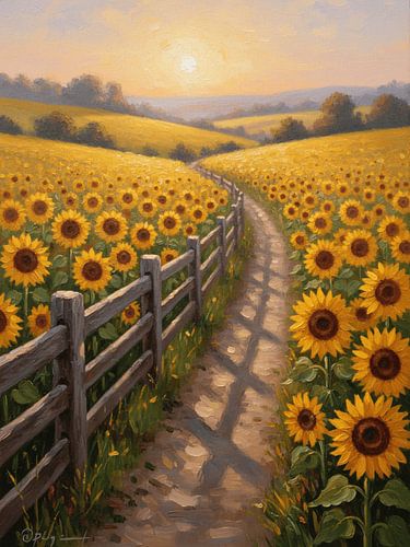 De indigo-stilte: een studie naar mistige dennenbomen