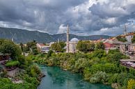 Mostar - vanaf de Stari Most van Teun Ruijters thumbnail