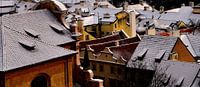 Huizen in Praag, Tsjechië van Willem van den Berge thumbnail