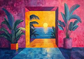 Matisse inspires Open Door Meer by Niklas Maximilian