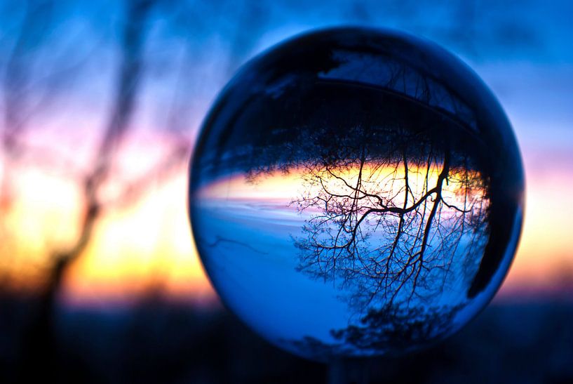 Spherical Panorama: Zonsopgang in het Teutoburgerwoud van Norbert Sülzner