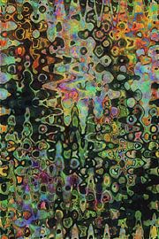 Reflexion indischer Laternen auf dunklem Wasser von Anna Marie de Klerk