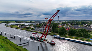 The Triton crane vessel.