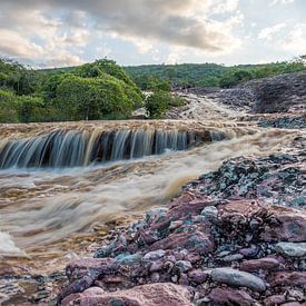 Natuurlijke zwembaden van Serrano bij de stad Lencois in de Chapada Diamantina van Castro Sanderson