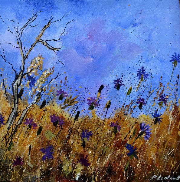 A few cornflowers by pol ledent