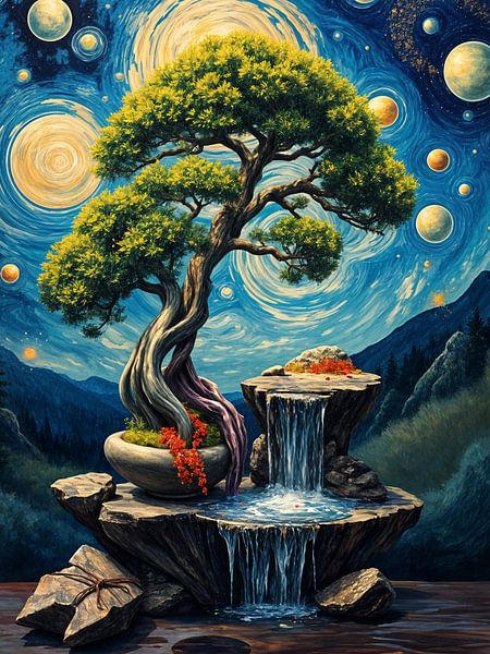 Bonsaï de la nuit étoilée par Rizal Azhari