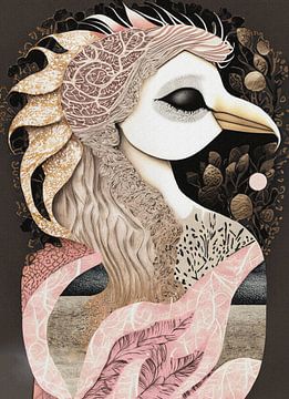 The Laughter of the Bird Woman by Gisela- Art for You