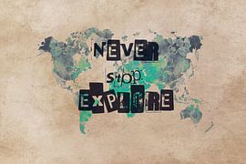 Weltkarte 6 #Karte #Weltkarte von JBJart Justyna Jaszke