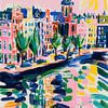 Amsterdam dans le style Matisse sur Niklas Maximilian