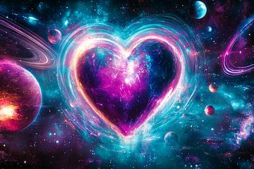 Kosmisch hart in universum van Imperial Art House