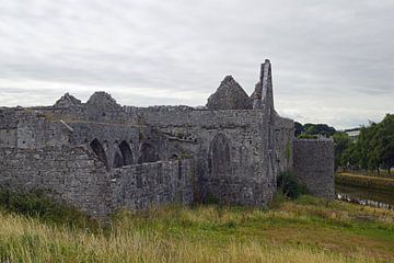 Ruines de l'ancien monastère franciscain, Askeaton, sur la rivière Deel.