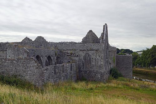 Ruïnes van het voormalige Franciscaner klooster, Askeaton aan de rivier de Deel