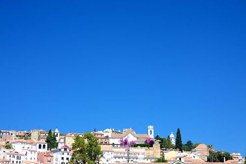 Lissabon uitzicht op de stad