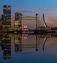 Reflection skyline Rotterdam with the Hef by Ilya Korzelius thumbnail