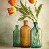 Bottled Tulips van PixelMint.