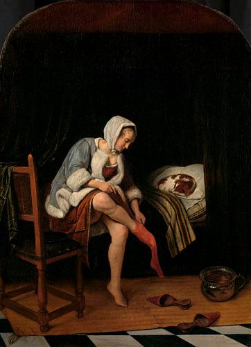 Het toilet, Jan Havicksz. Steen