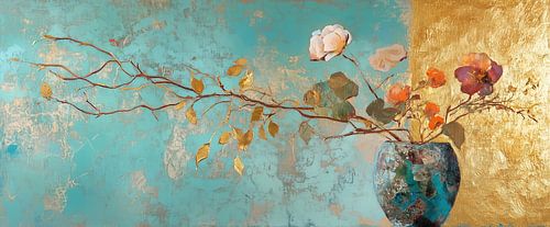 Turquoise Bloom Drift