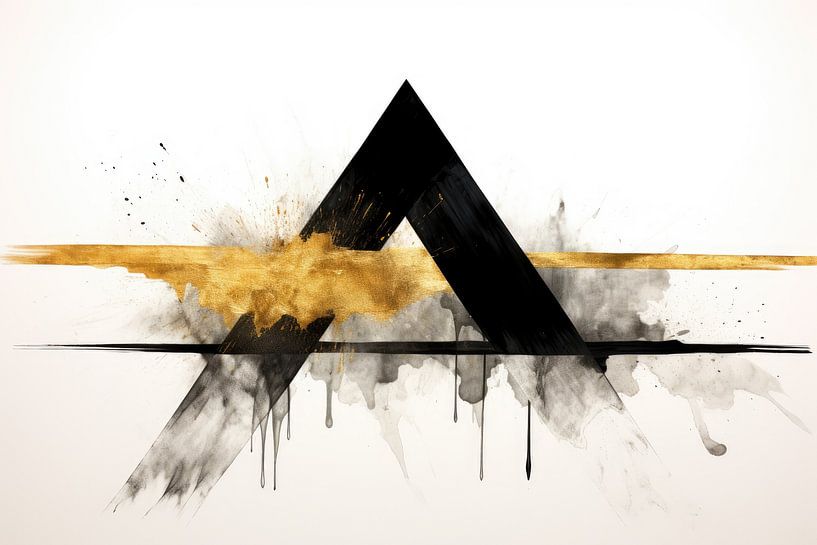 Abstract art dynamic energy by Digitale Schilderijen