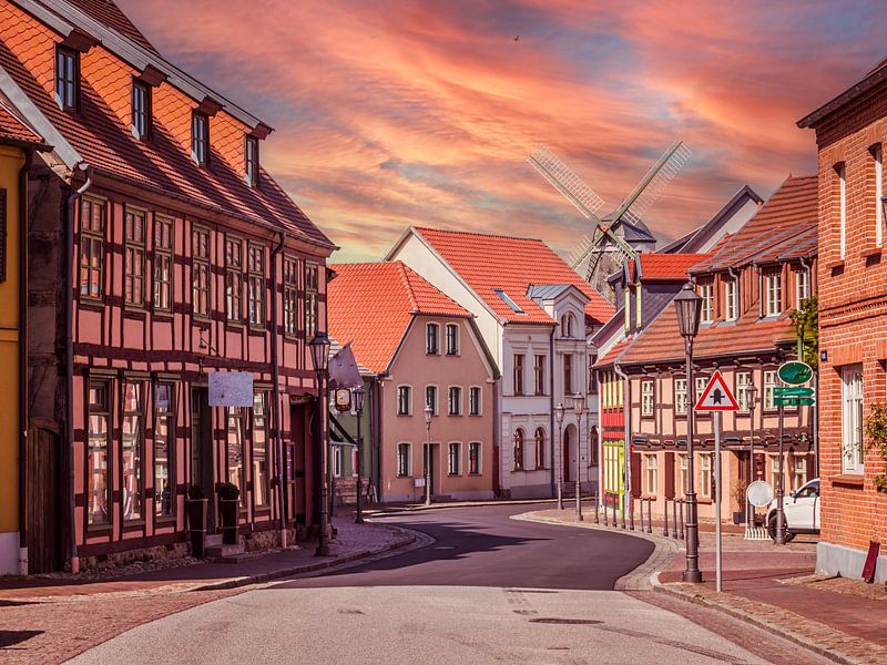 Old Town of Röbel on the Mecklenburg Lake District by Animaflora PicsStock