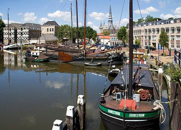 Oude haven van Gouda van Jan Kranendonk