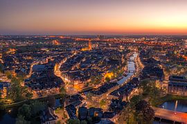 Zwolle centre at night by Thomas Bartelds