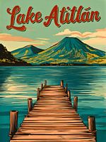 Bezaubernde Landschaft am Atitlán-See