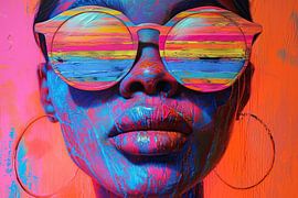 Striped Shades van Kunst Kriebels