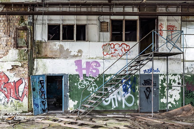 Lost Place Büroetage auf dem alten Flugplatz Rangsdorf von Frank Herrmann