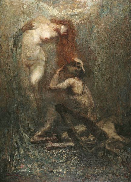 Giuseppe Amisani, La culla trágica - 1910 von Atelier Liesjes