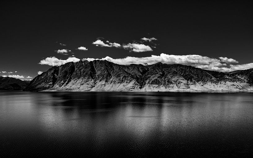 The mountains and the lake by Roy IJpelaar