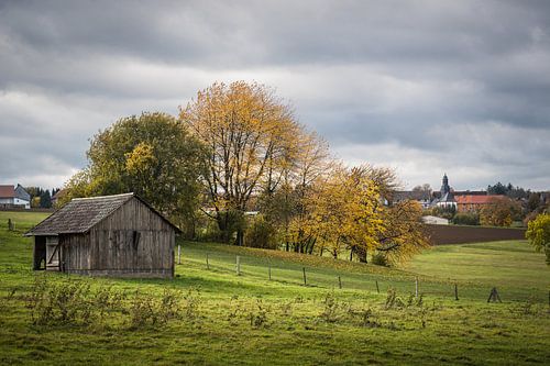Herfstlandschap in Vogelsberg