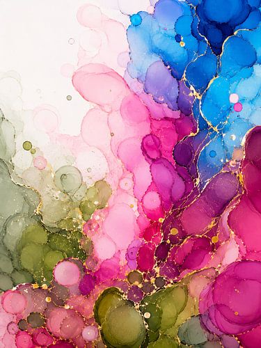 abstract ink explosion by Claudia Gründler