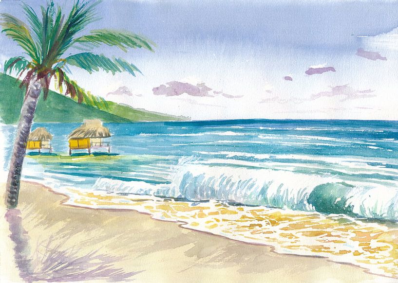 Tropische Strandvibes in Bora Bora Französisch-Polynesien von Markus Bleichner