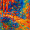 Waar het Pad Gloeit van Rita Tielemans Kunst