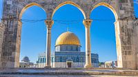Dome of the Rock, Jeruzalem van Jessica Lokker thumbnail